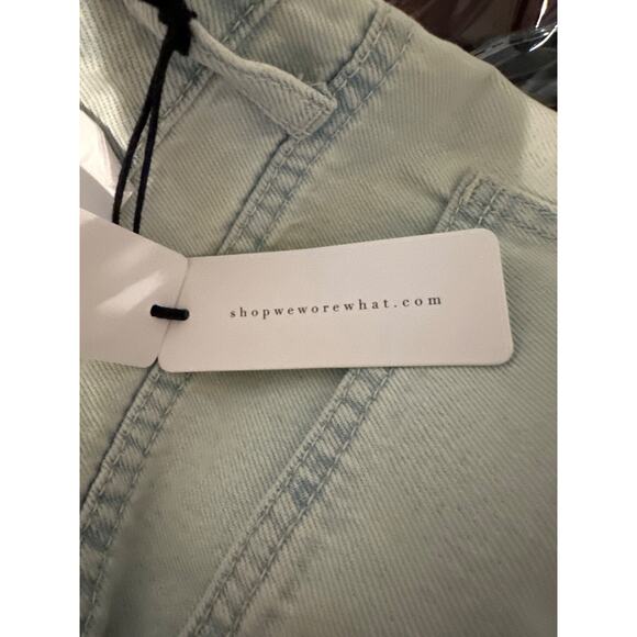 WeWoreWhat‎ Denim The Icon Jean Size 27 Light Wash High Rise Straight Leg - Picture 7 of 9